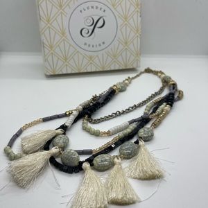 Plunder Five Strand Statement Necklace